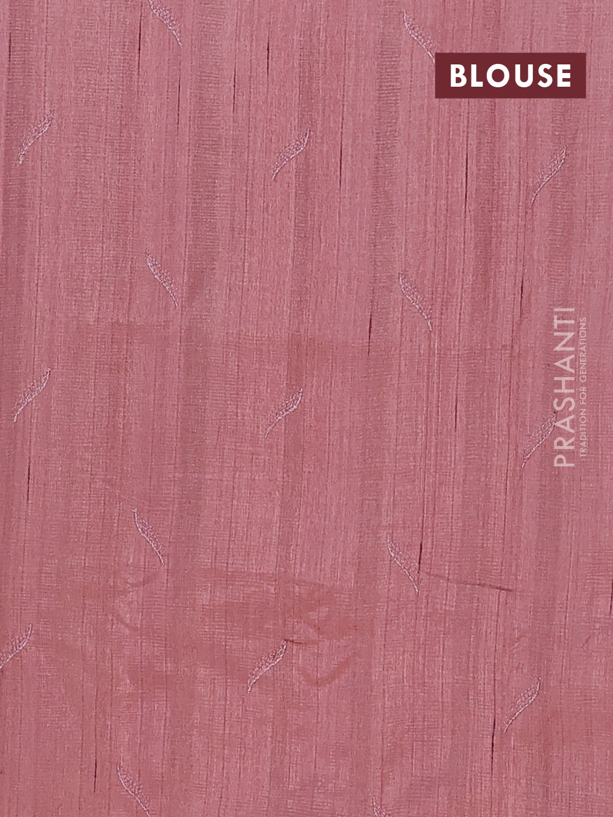 Semi raw silk saree brown with embroidery buttas and leaf embroidery border